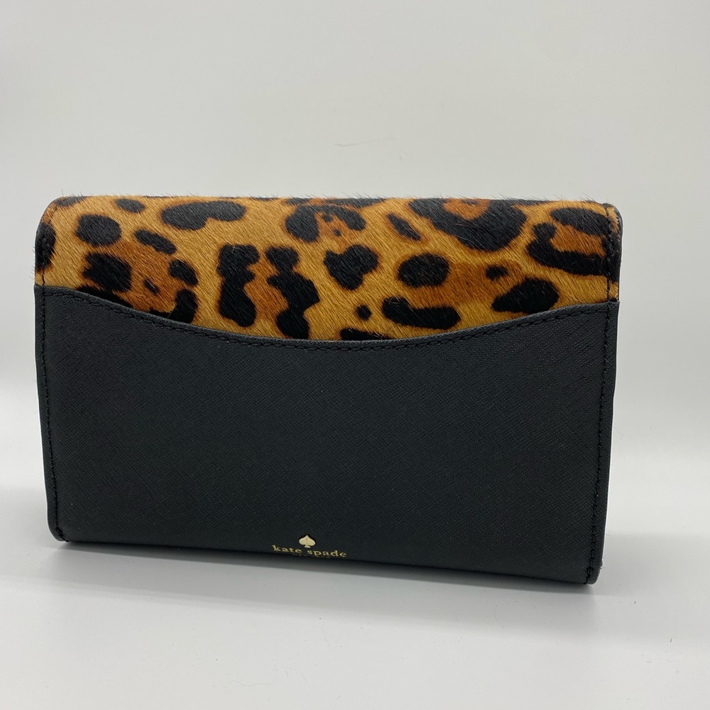 Kate Spade Run Wild Leopard Summer Clutch Crossbody Bag - Picture 2 of 7